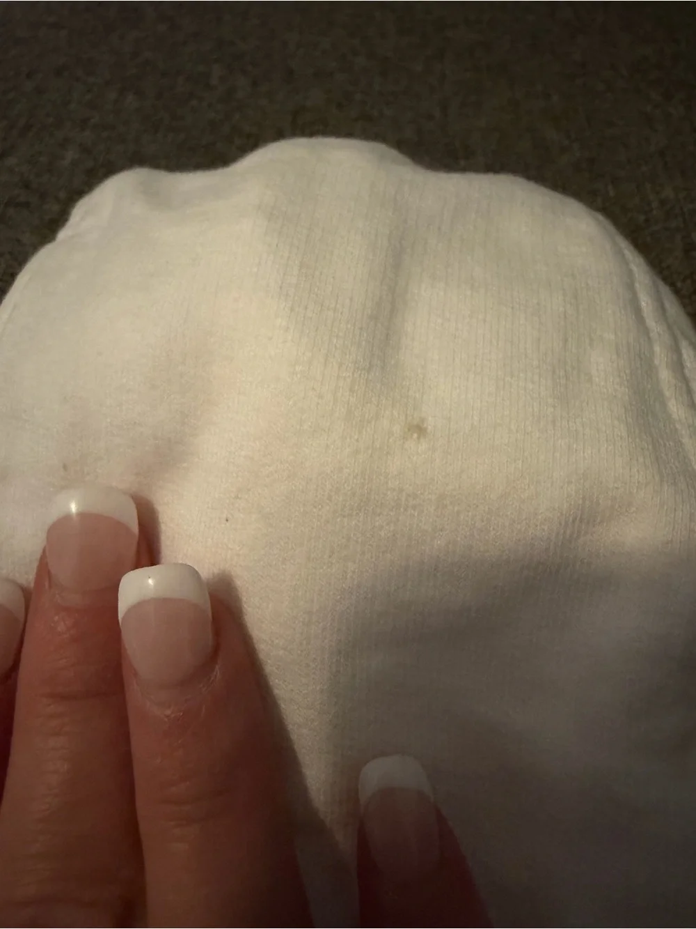 Baby Beau & Belle Baby White Newsboy Cap